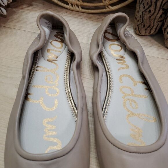 Sam Edelman Womens 10.5M/40.5 Fritz Ballet Flats Shoe Wardrobe Stapple Tan Nude - Picture 9 of 13